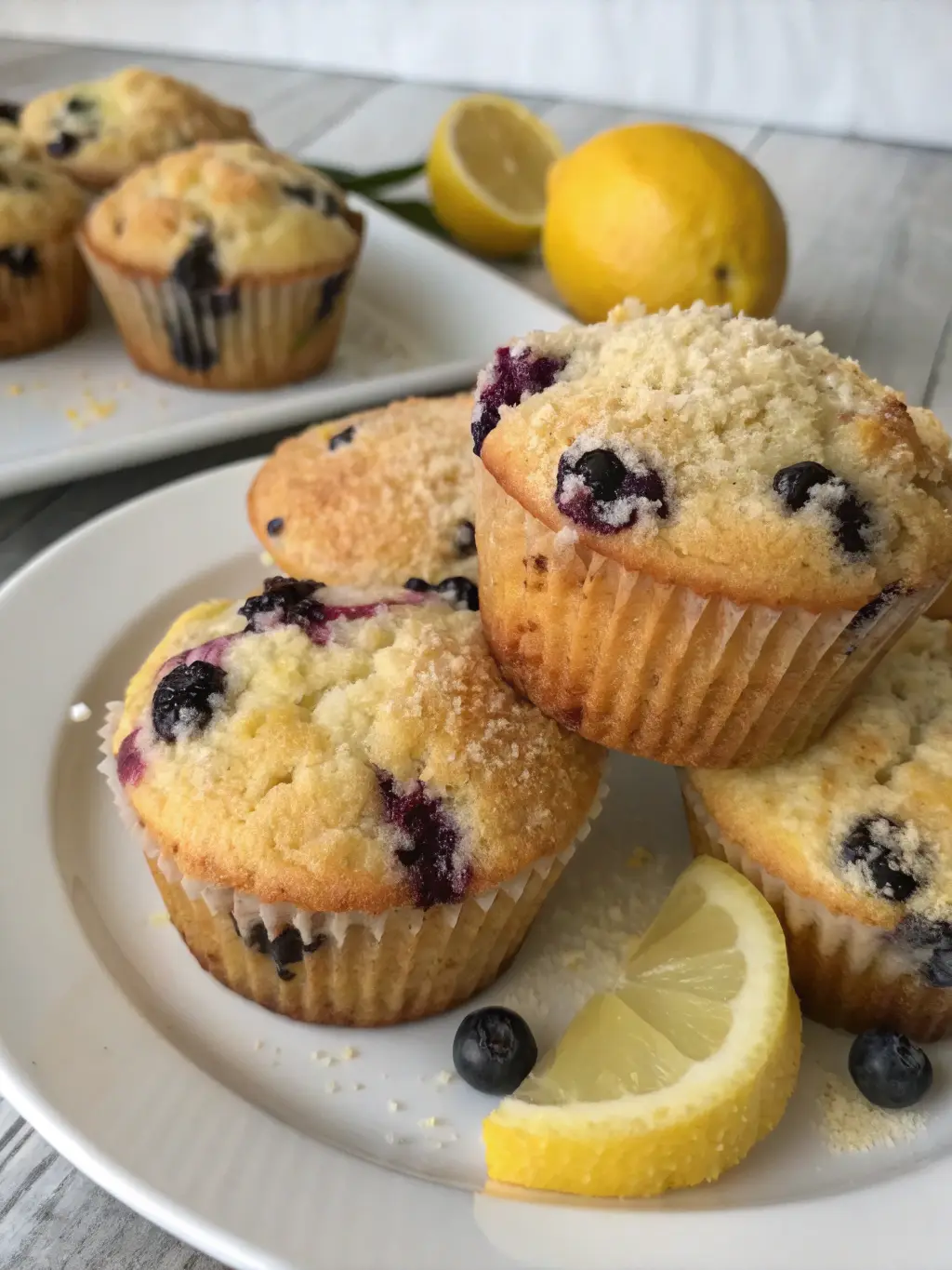 blueberry lemon muffins