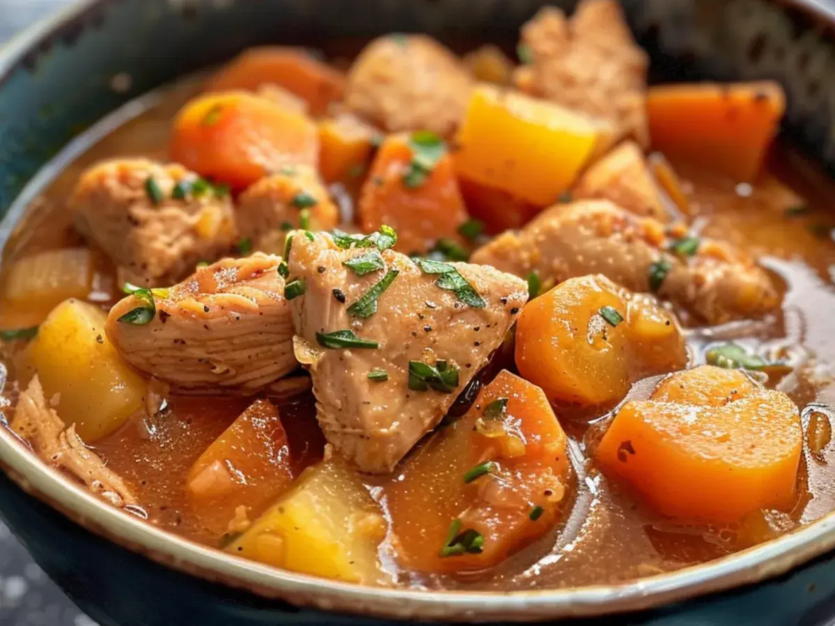 Flavorful Green Chile Chicken Stew