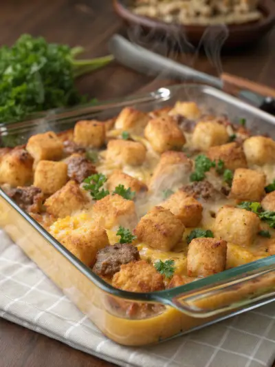Tater Tot Breakfast Casserole