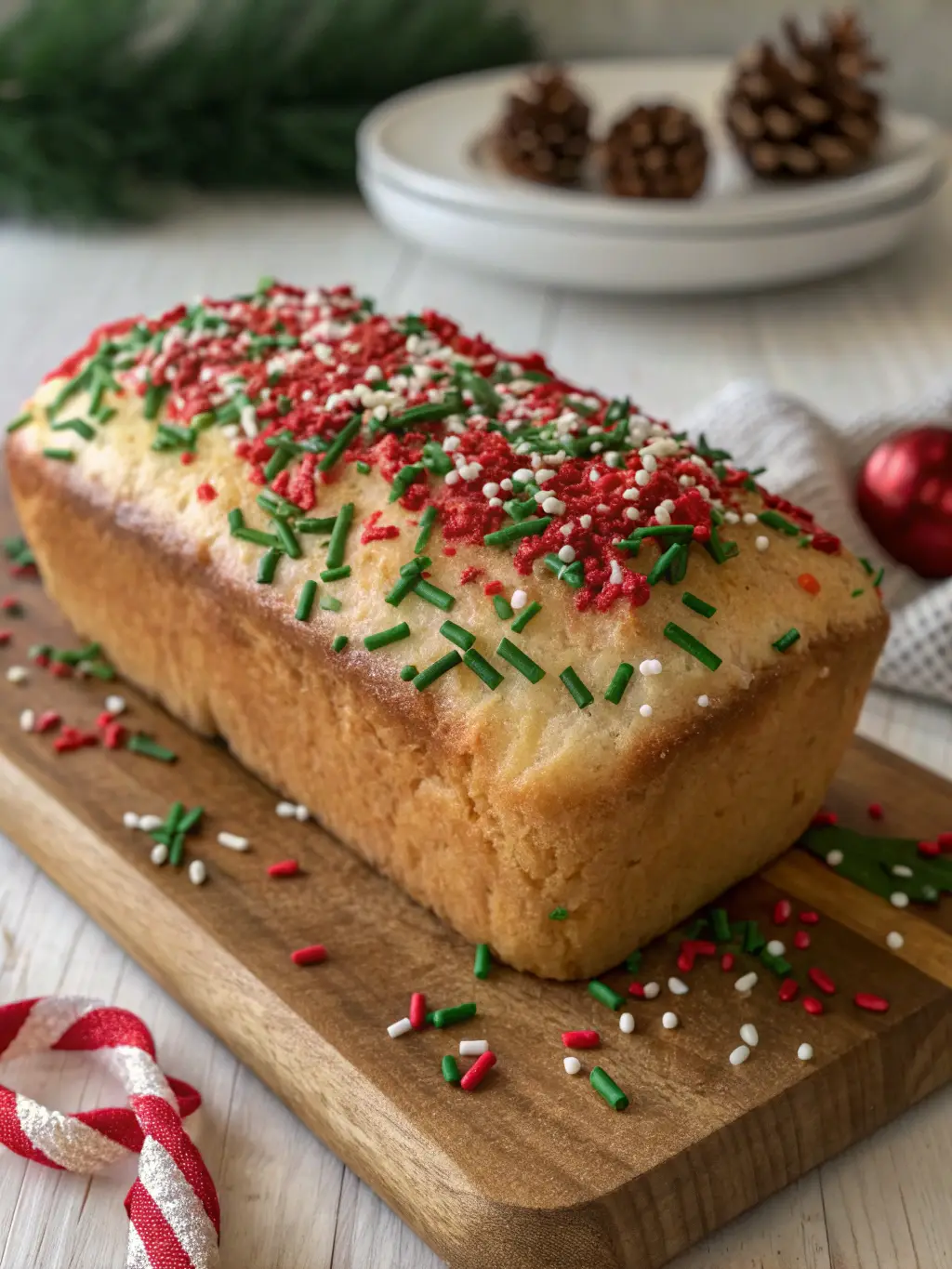 Christmas Sprinkle Buttermilk Bread