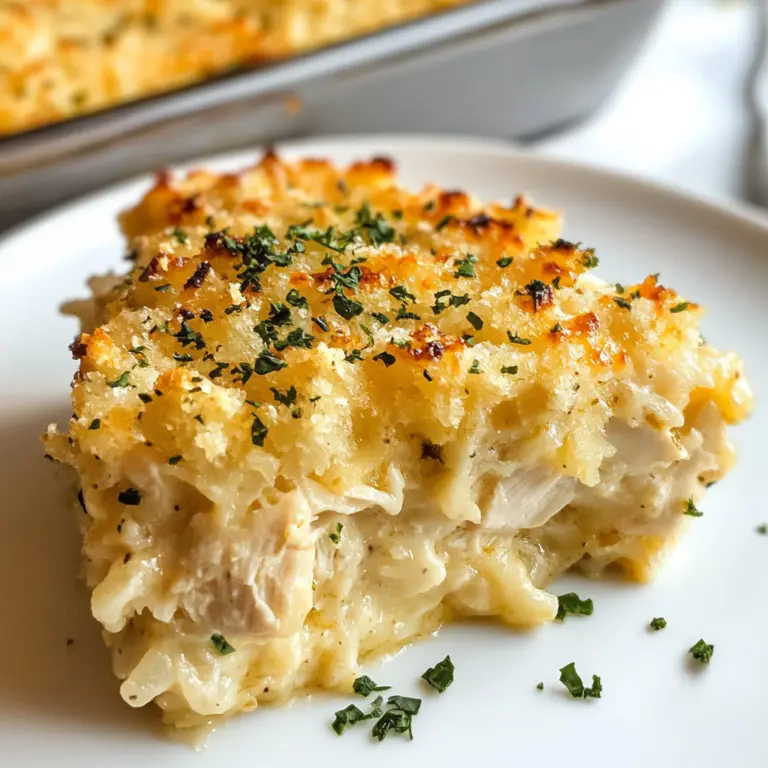 Garlic Butter Chicken Dump and Bake Casserole | Easy One-Pan Recipe