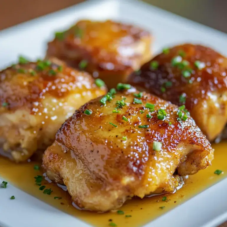Hot Honey Crispy Chicken Thighs with Sweet Cornbread | Easy Crispy Chicken Recipe