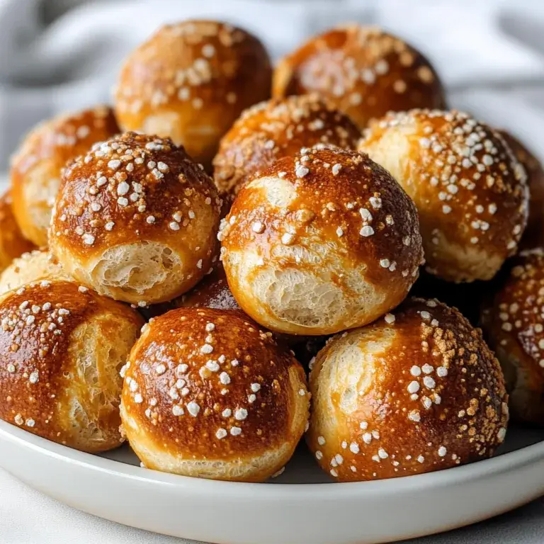 Gluten-Free Sourdough Discard Pretzel Bites | Easy & Delicious Snack Recipe