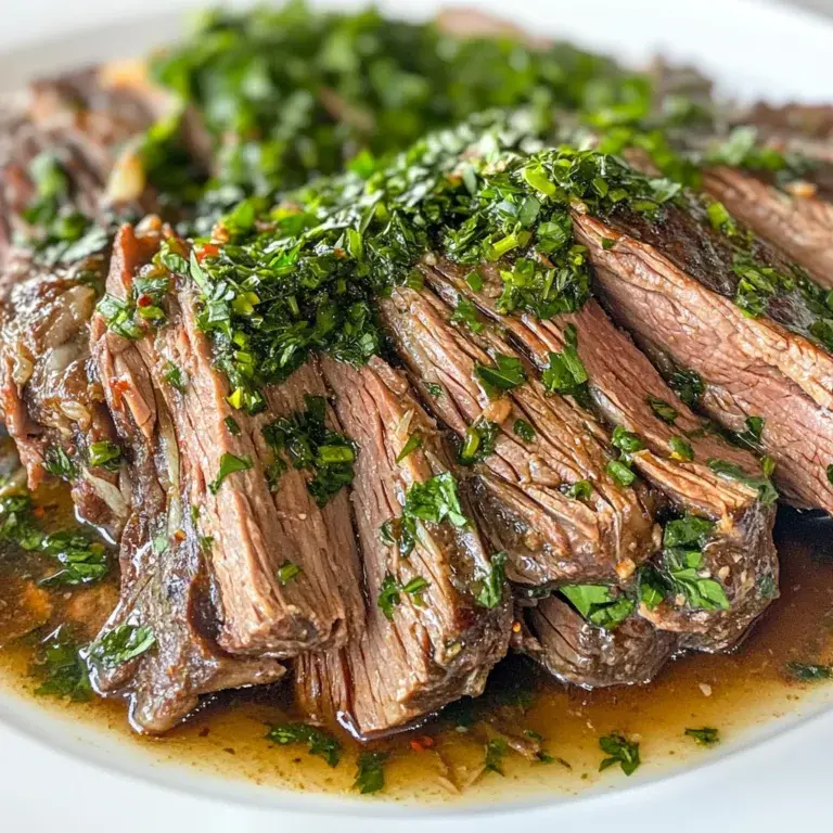 Tender Chimichurri Beef Pot Roast Recipe | Juicy, Flavorful & Easy to Make