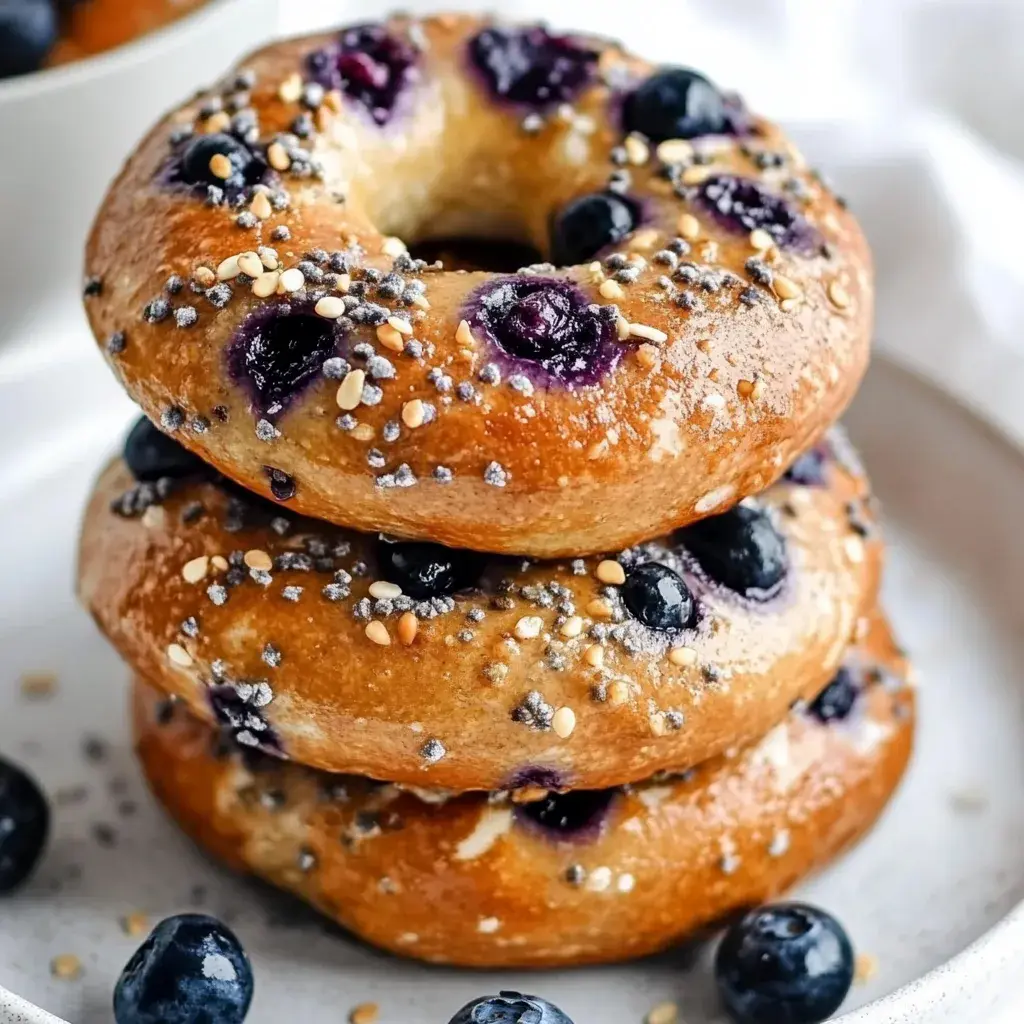 Gluten-Free High-Protein Blueberry Bagels | Healthy & Delicious Recipe