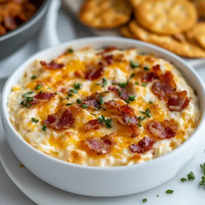 Warm Crockpot Cottage Cheese Dip Recipe | Hot, Creamy Bacon Dip