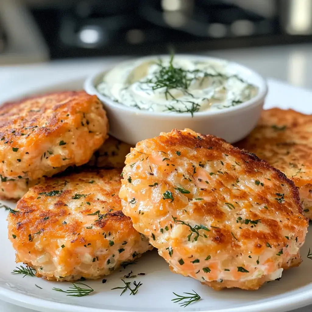 Crispy Sheet Pan Salmon Rice Cakes with Creamy Dill Aioli Recipe