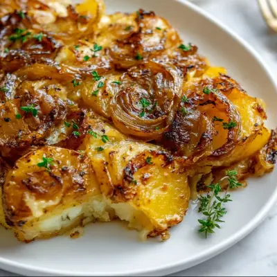 Delicious French Onion Potato Bake Recipe | Easy Comfort Food