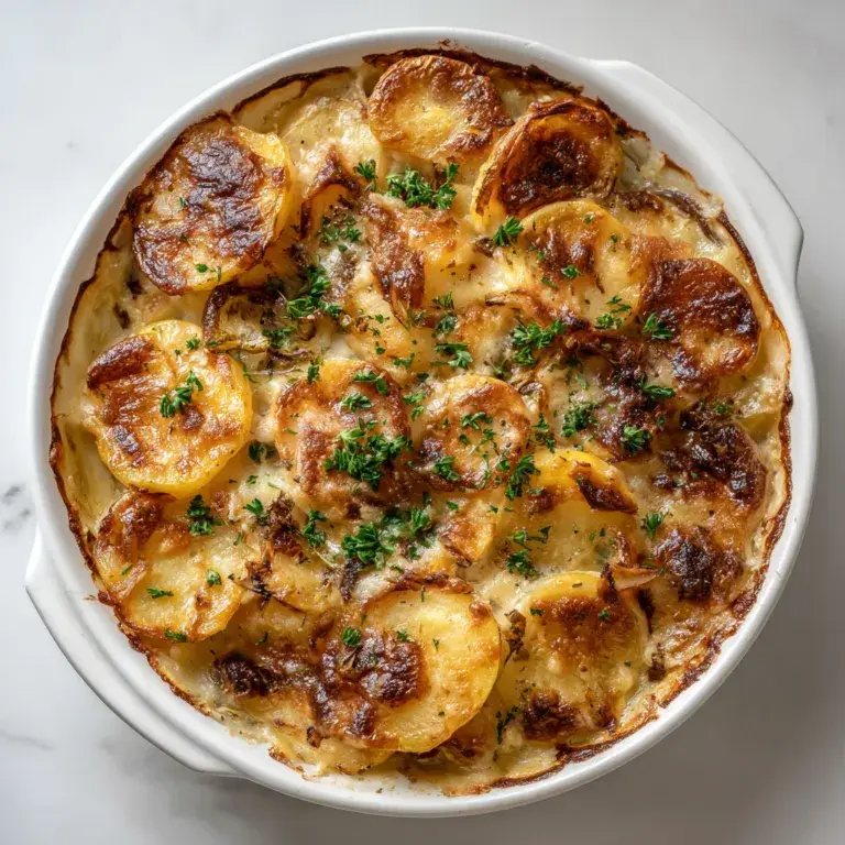 Delicious French Onion Potato Bake Recipe | Easy Comfort Food