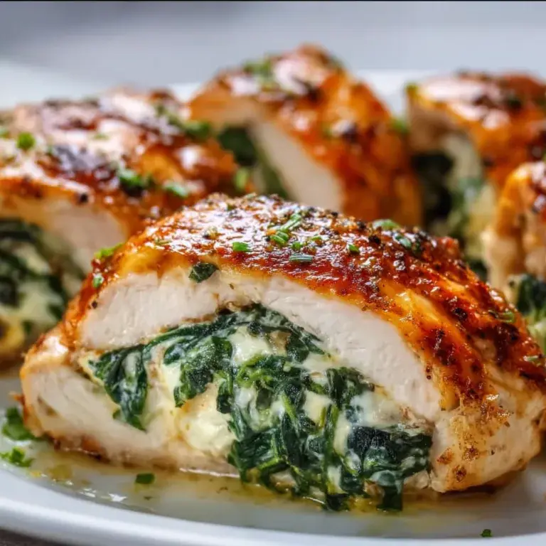 Easy Spinach Stuffed Chicken Breast Recipe | Healthy & Delicious Dinner Idea
