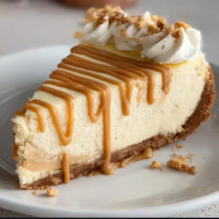 Decadent White Chocolate Peanut Butter Cheesecake Recipe | Rich & Creamy Dessert