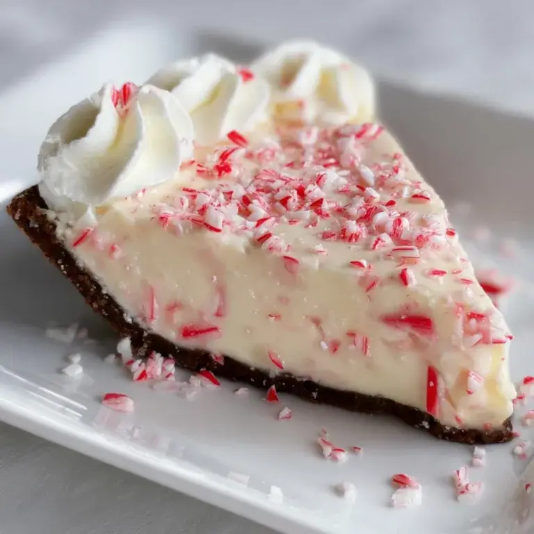 Delicious Candy Cane Pie Recipe | Festive Holiday Dessert Treat