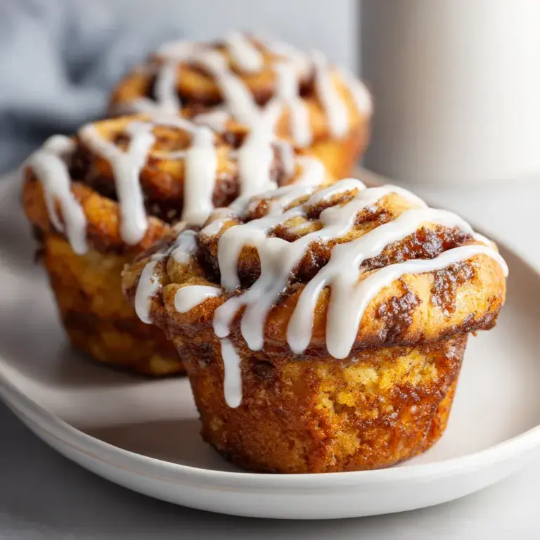 Fluffy Cinnamon Roll Muffins Recipe – Easy Homemade Breakfast Treat