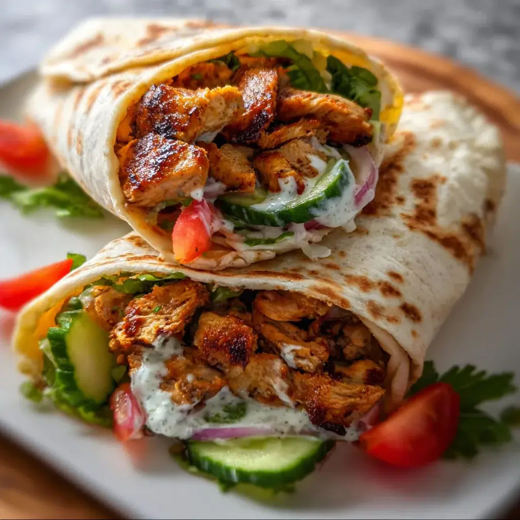 Delicious Juicy Chicken Shawarma Wraps | Easy & Flavorful Recipe