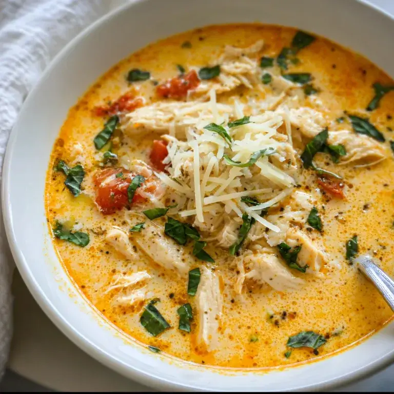 Creamy Chicken Parmesan Soup Recipe | Easy Crock Pot Dinner Idea