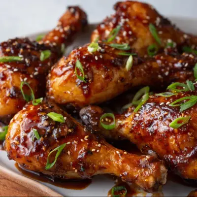 Sweet Soy Glazed Chicken Drumsticks Recipe | Easy, Flavorful Dinner Idea