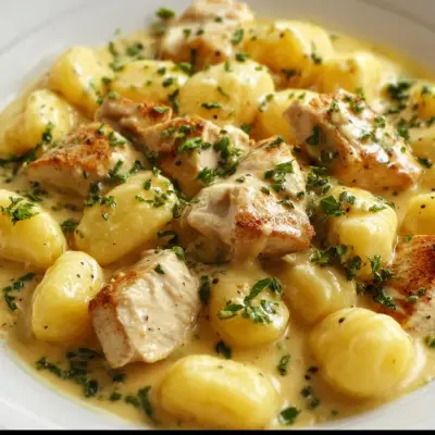 Creamy Lemon Chicken Gnocchi Recipe | Easy & Delicious Dinner Idea