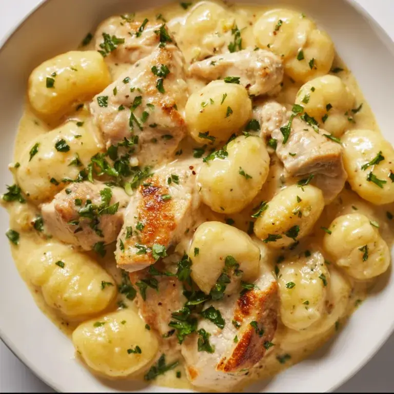 Creamy Lemon Chicken Gnocchi Recipe | Easy & Delicious Dinner Idea
