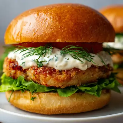 Crispy Dill Chicken Burger with Homemade Mayo | Easy & Delicious Recipe