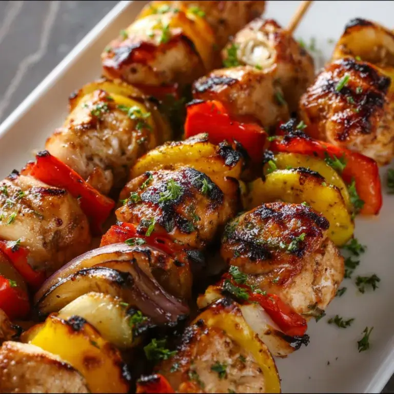 Delicious Baked Chicken Kabobs Recipe | Easy & Healthy Grilled Skewers