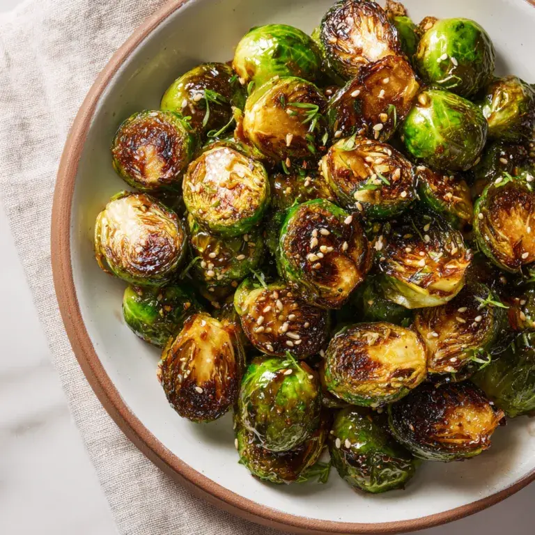 Delicious Teriyaki Glazed Brussels Sprouts Recipe – Sweet & Savory Side Dish