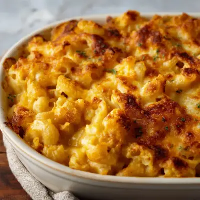 High Protein Baked Mac and Cheese Recipe | Healthy & Delicious Comfort Food