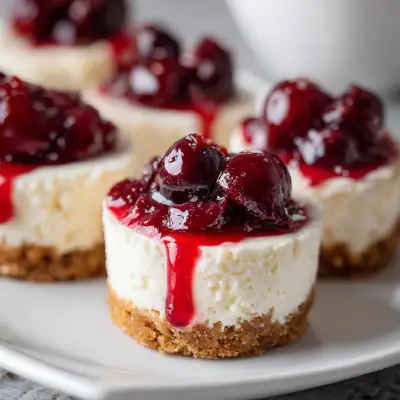 Mini Cherry Cheesecakes Recipe | Easy & Delicious Mini Desserts