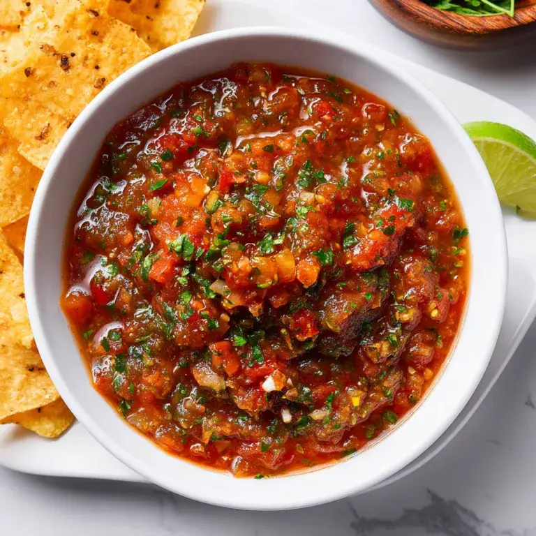Best Roasted Tomato Salsa Recipe | Easy & Delicious Homemade Salsa