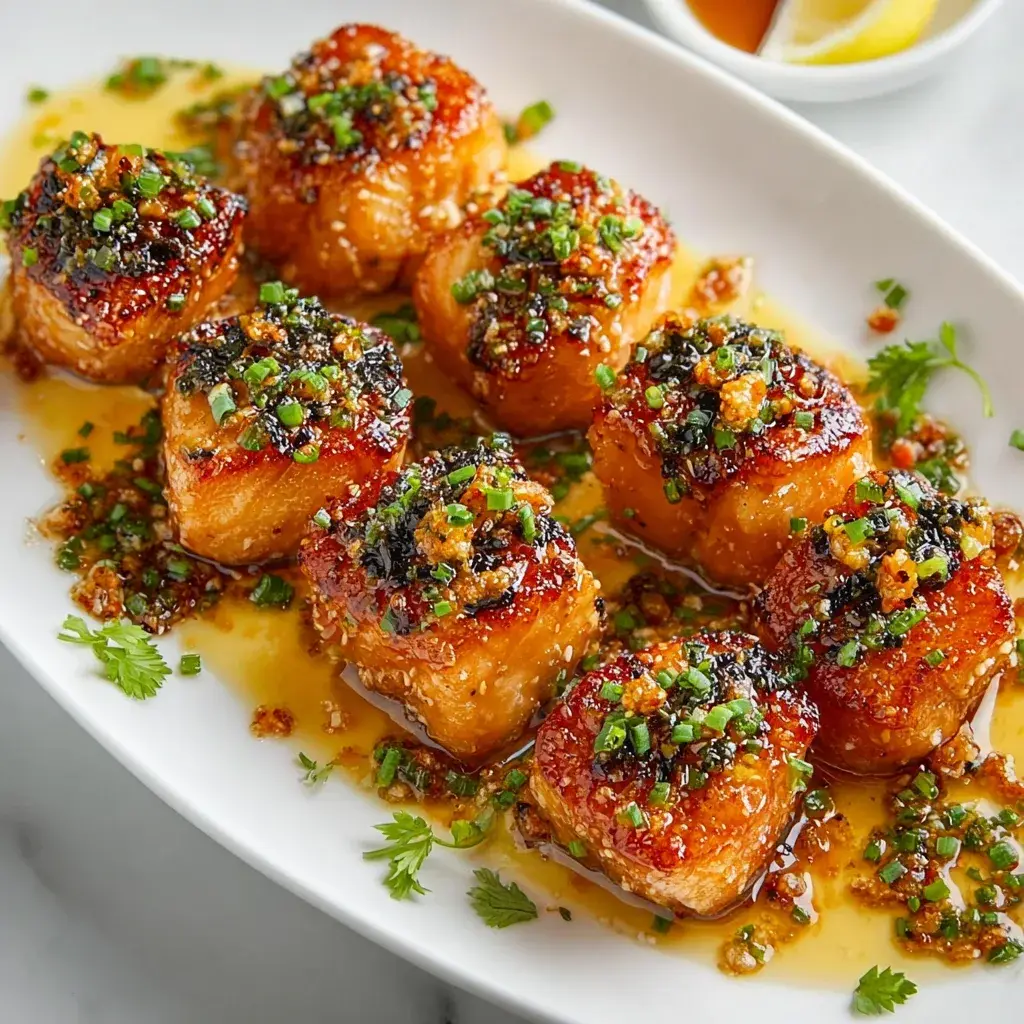 Delicious Hot Honey Salmon Bites Recipe | Sweet & Spicy Seafood Snack