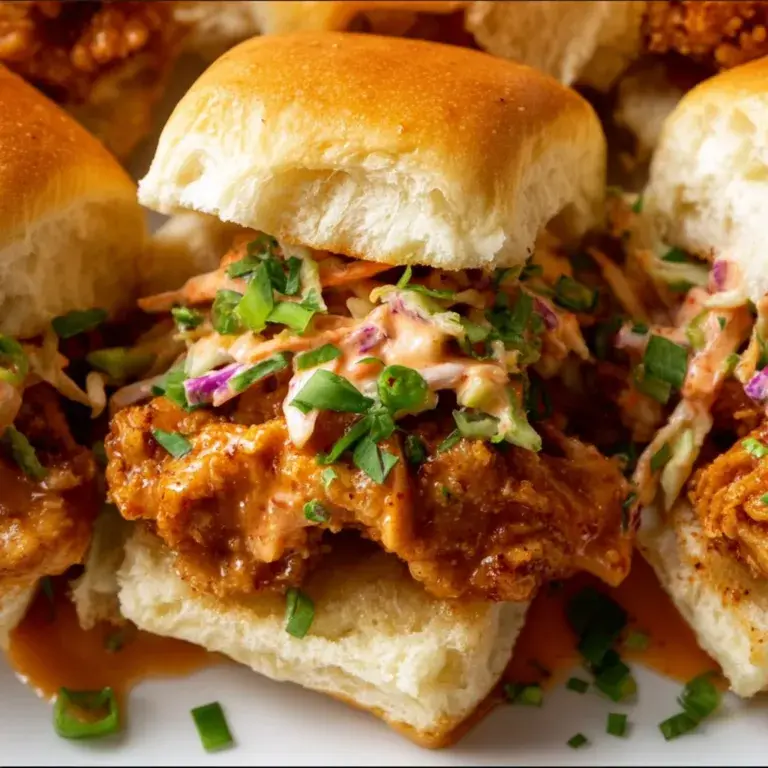 Delicious Bang Bang Chicken Sliders Recipe | Spicy & Easy Chicken Sliders