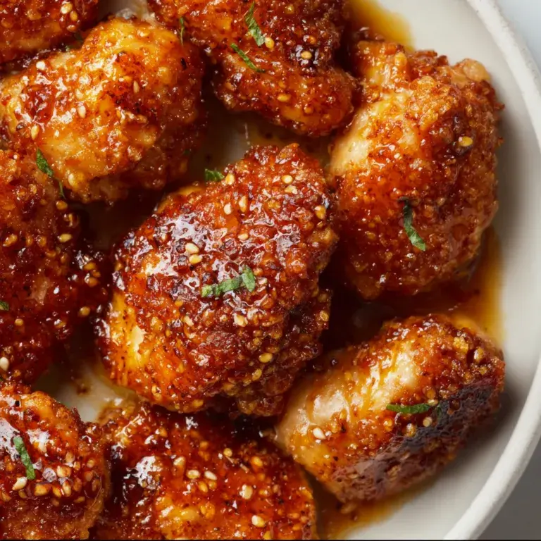 Crispy Baked Hot Honey Chicken Recipe | Sweet & Spicy Crunchy Chicken