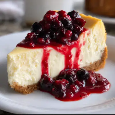 Delicious New York Cheesecake with Berry Twist – Irresistible Dessert Recipe