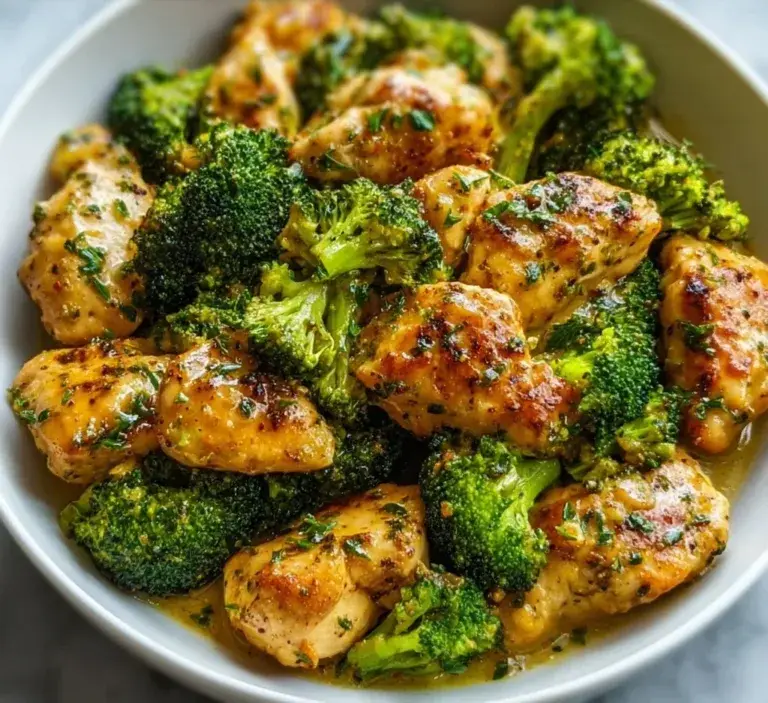 Garlic Butter Chicken Broccoli Recipe | Easy, Healthy & Delicious Meal
