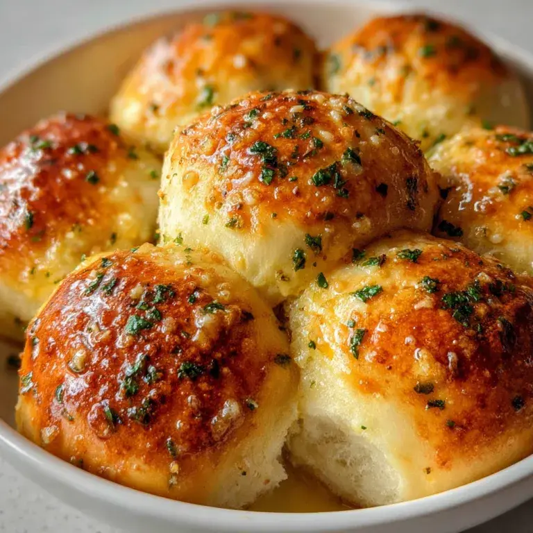 Fluffy Garlic Butter Bread Rolls Recipe | Soft & Delicious Homemade Rolls