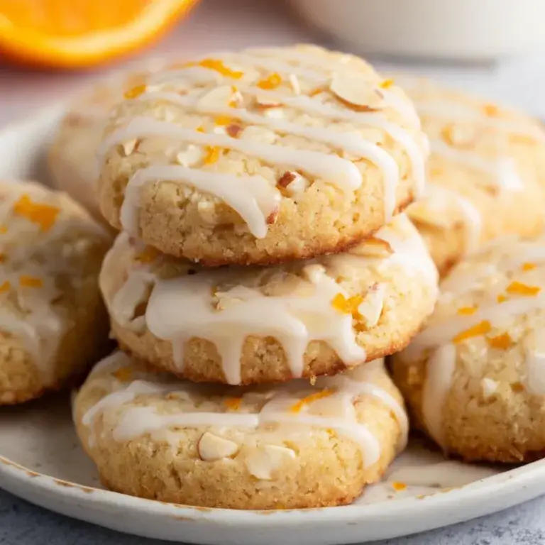 Delicious Iced Almond Flour Orange Cookies – Gluten-Free Citrus Treats