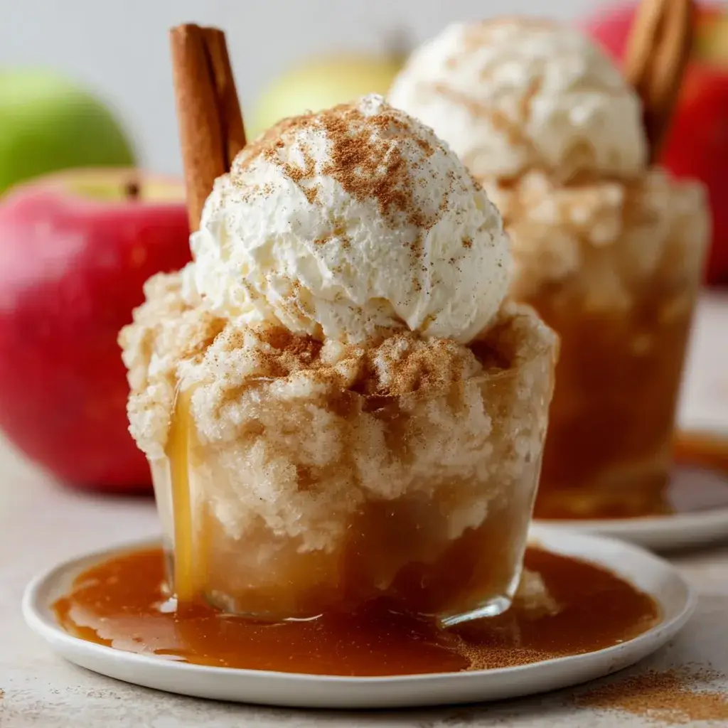 Apple Cider Float Recipe with Homemade Cinnamon Ice Cream | Delicious Fall Dessert