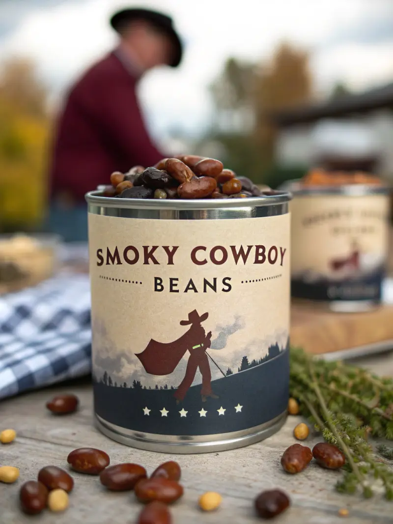 SMOKY COWBOY BEANS