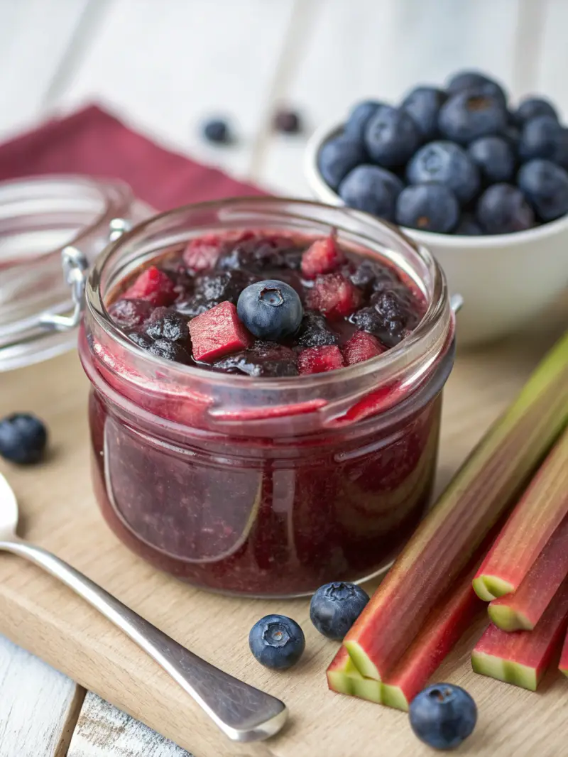 BLUEBERRY RHUBARB JAM