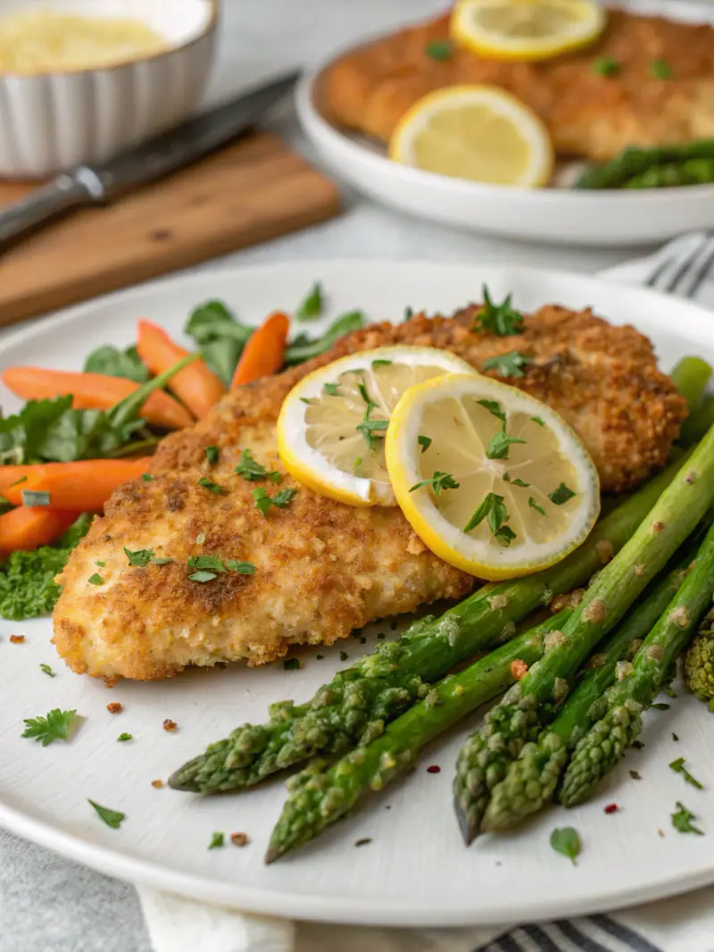 Baked Chicken Schnitzel