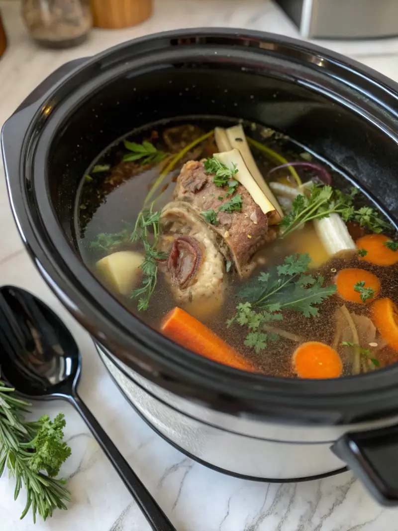 Slow Cooker Bone Broth