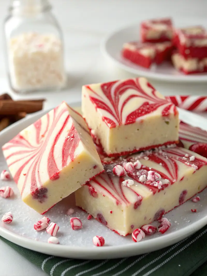 Candy Cane Fudge