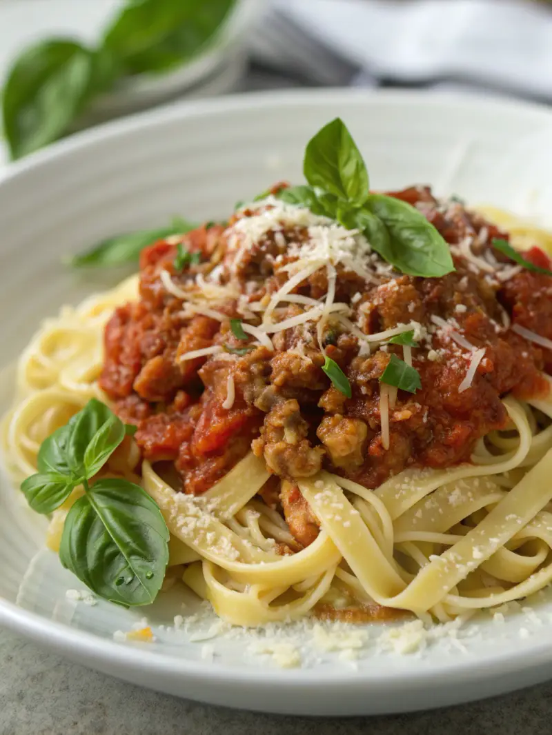 Turkey Bolognese