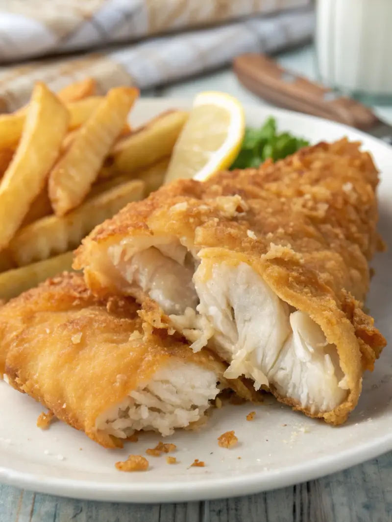 Crunchy Batter Fried Fish