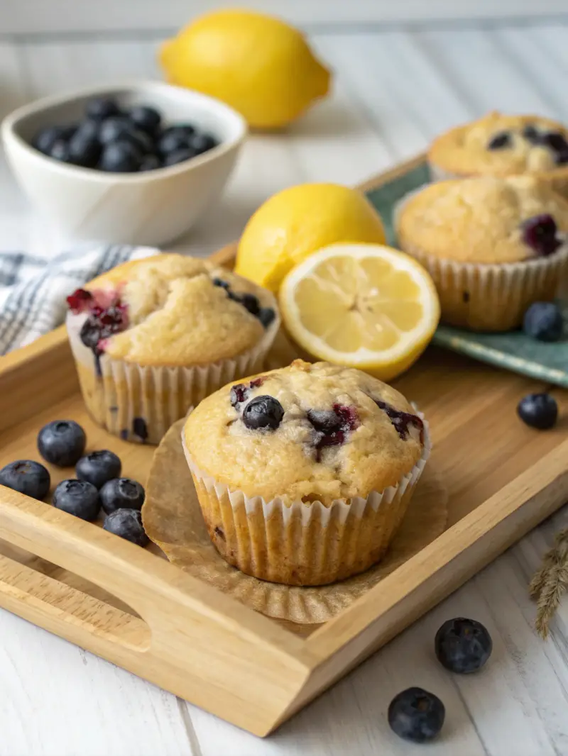 blueberry lemon muffins