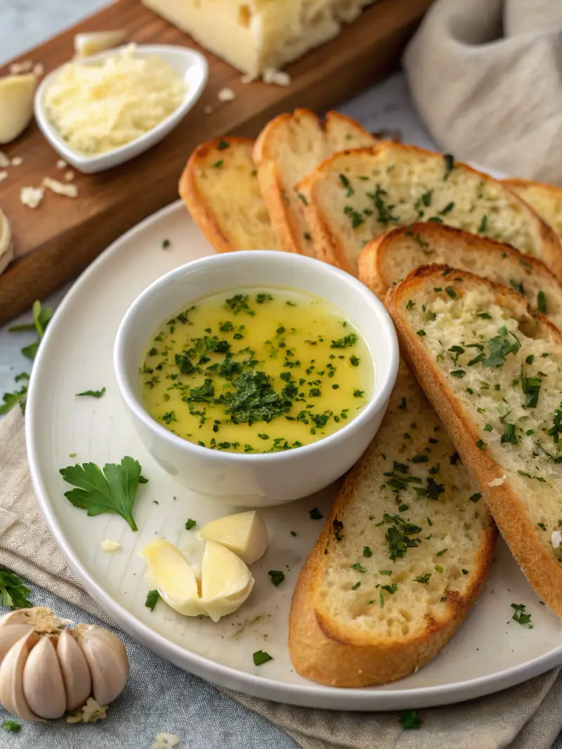 garlic bread dip recipe